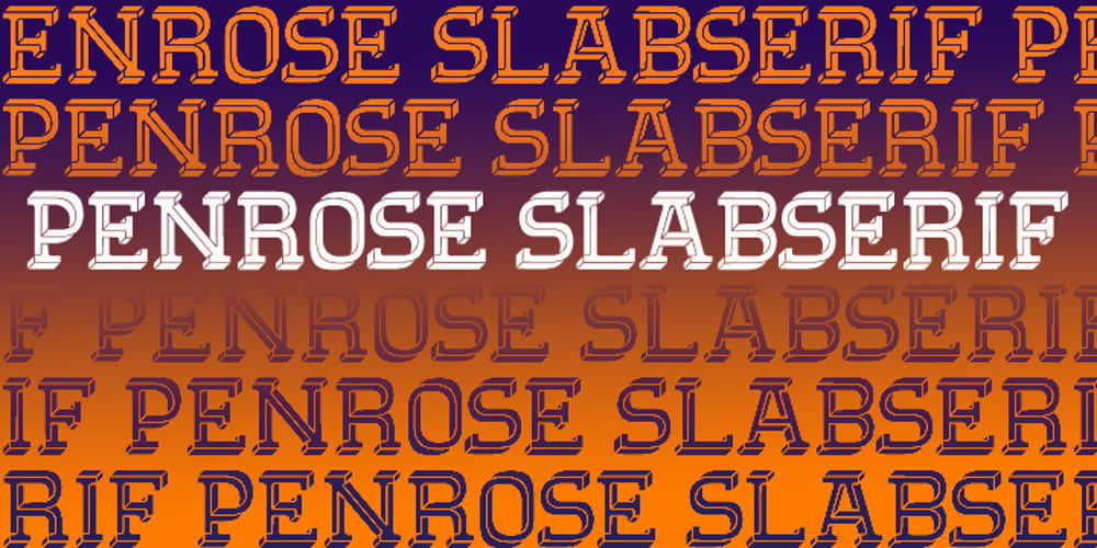 Penrose Slabserif font