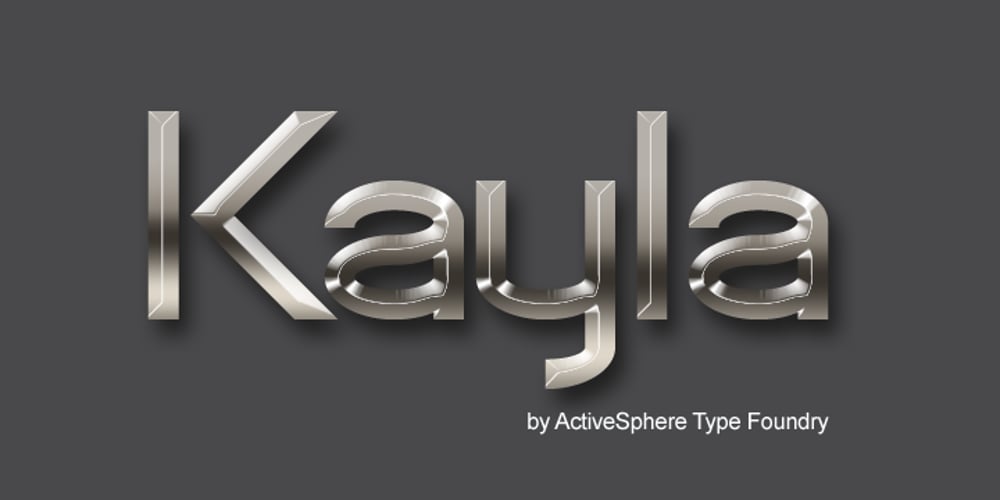 Kayla Sans font