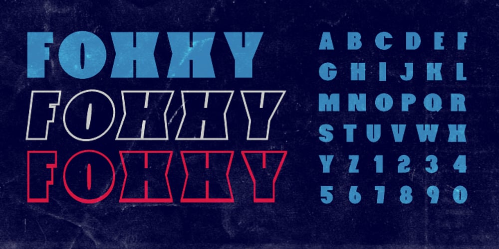 Foxxy font