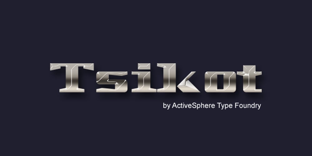 Tsikot font