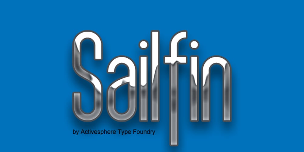 Sailfin font
