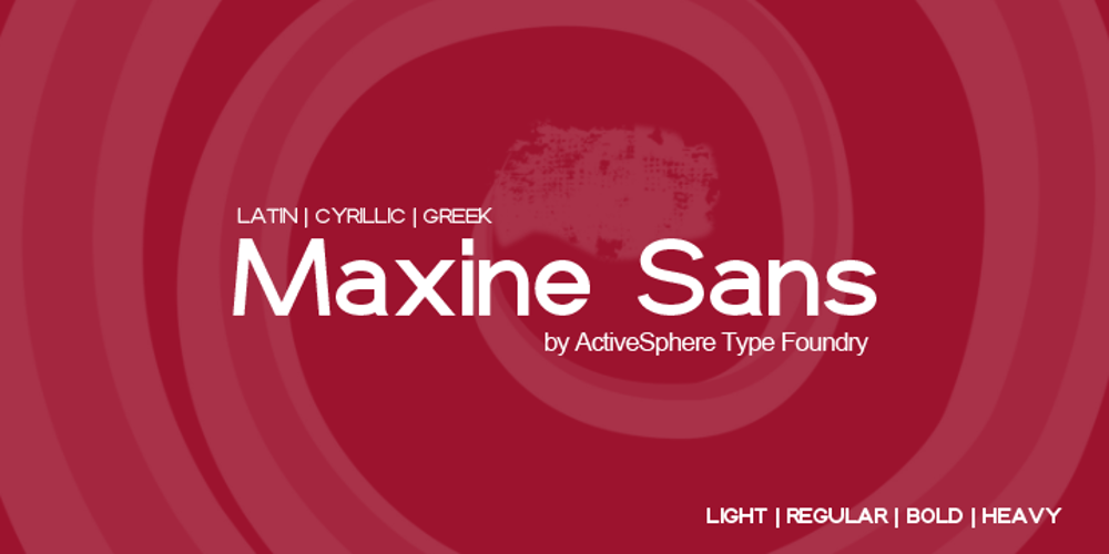 Maxine Sans font