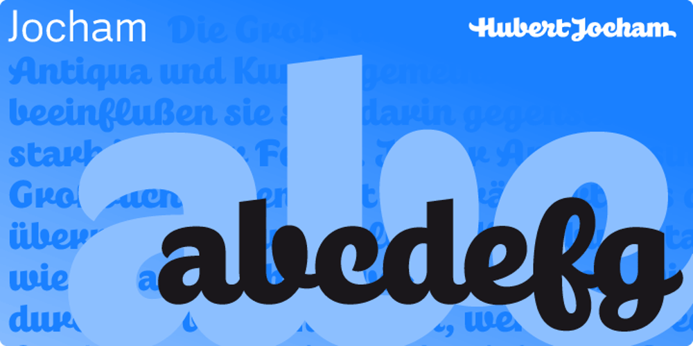 Jocham font