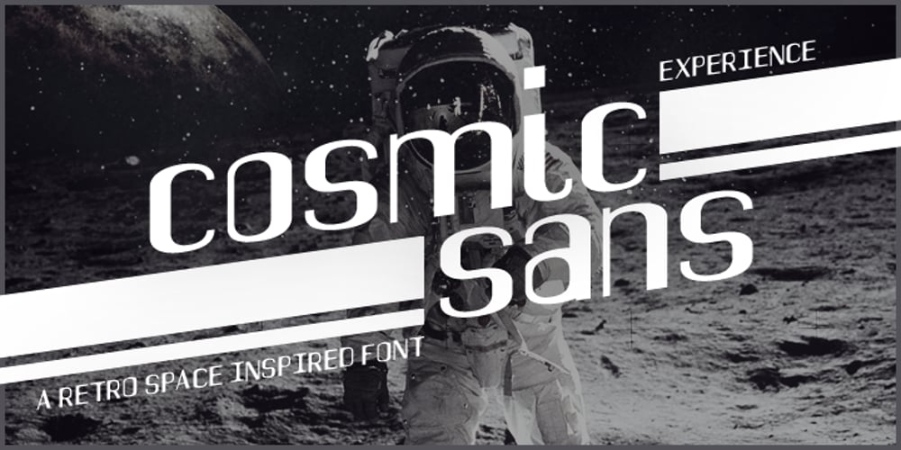 Cosmic Sans font