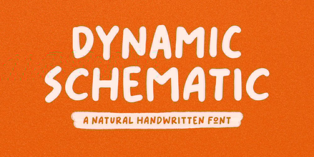 Dynamic Schematic font