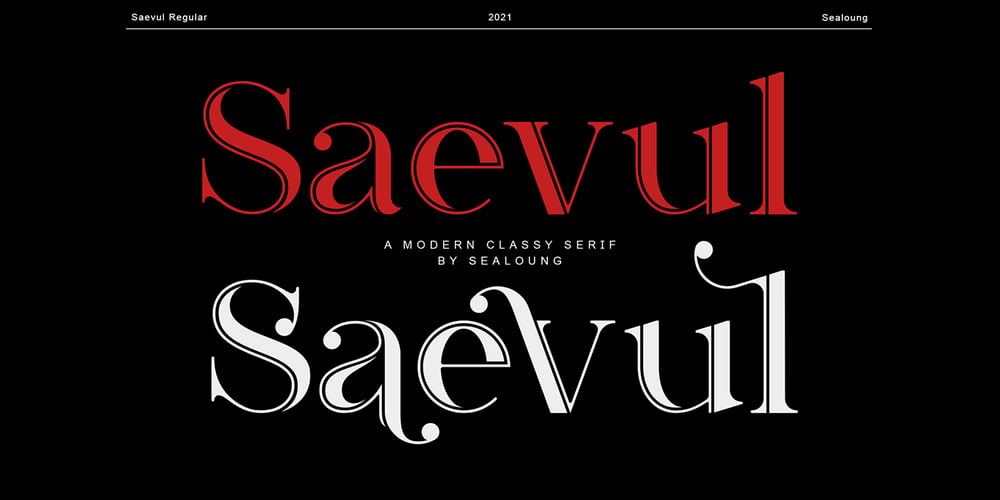 Saevul font