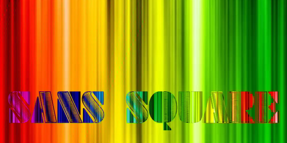 Sans Square font
