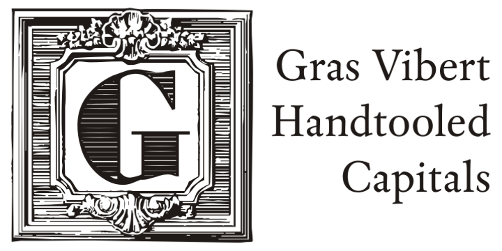 Gras Vibert Handtooled Capitals font