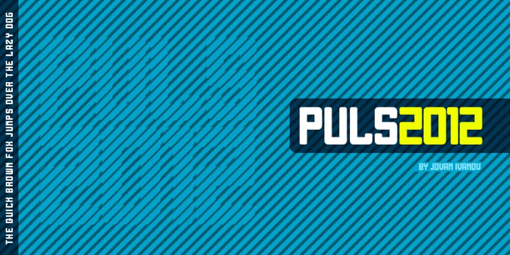Puls 2012 font
