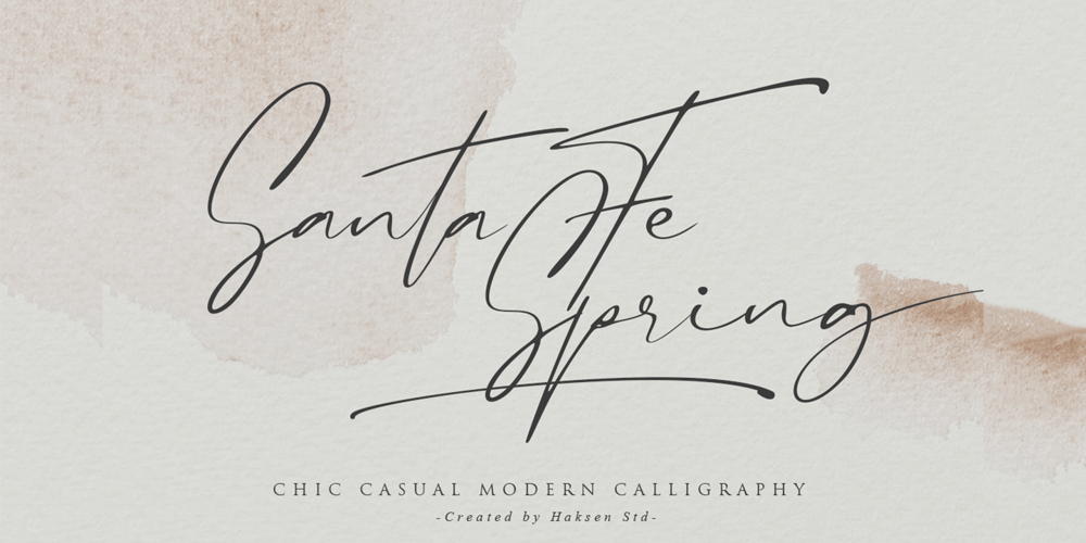 Santa Fe Spring font