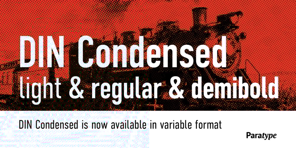 Din Condensed font