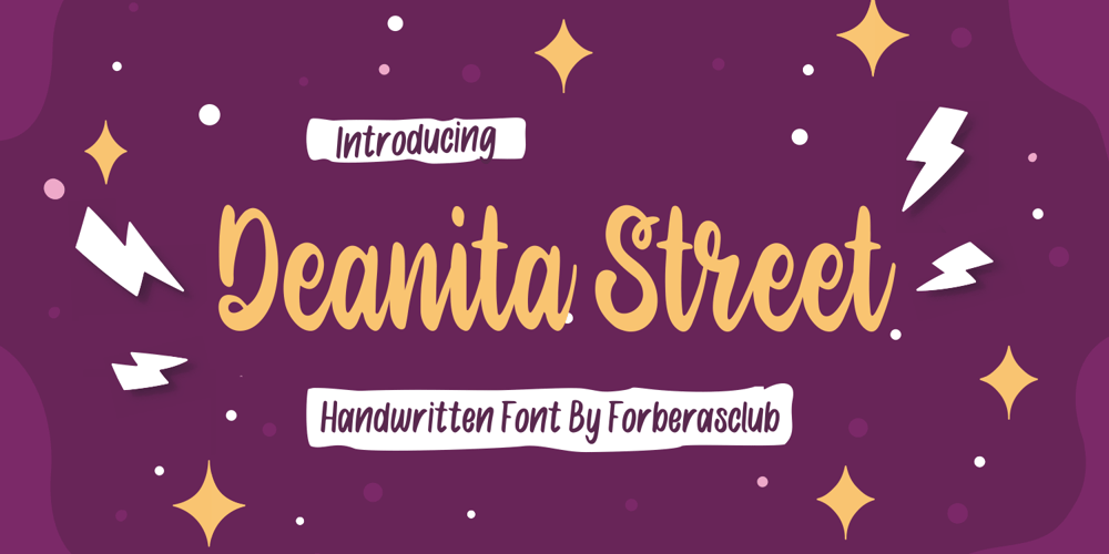 Deanita font