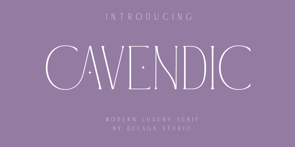 Cavendic font