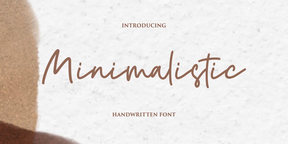 Minimalistic font