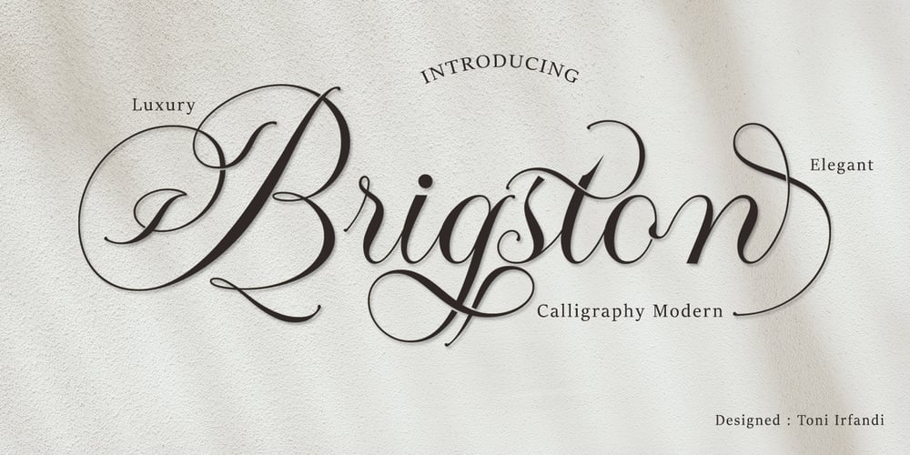 Brigstone font