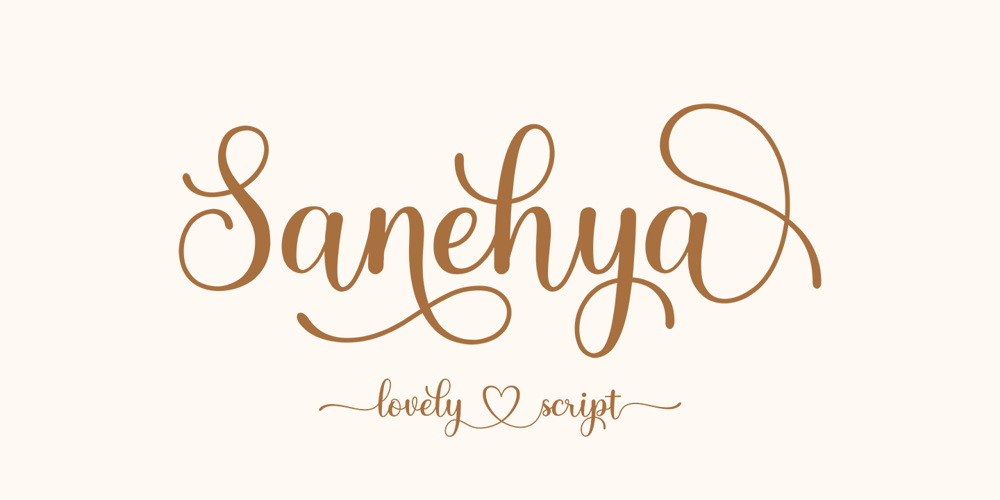Sanehya font