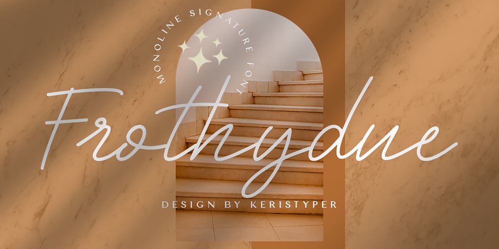 Frothydue font