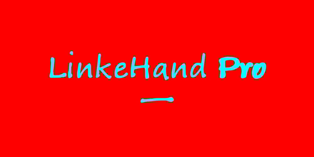 LinkeHand Pro font