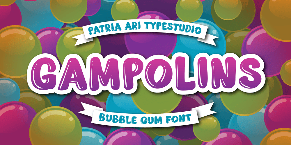 Gampolins font