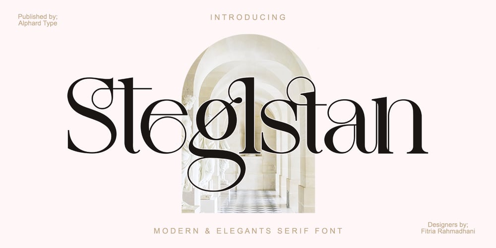 Steglstan font