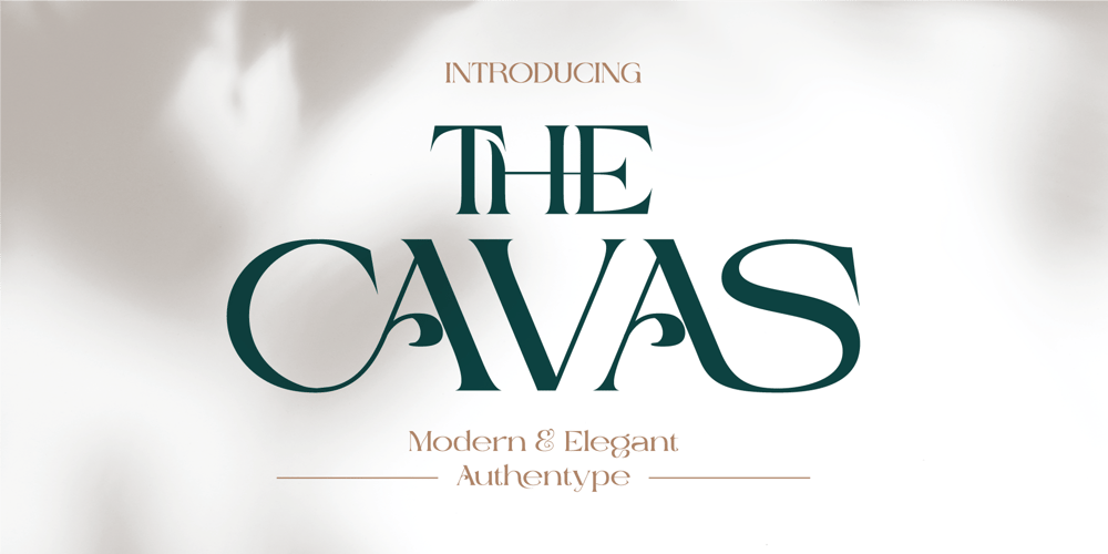 Cavas font