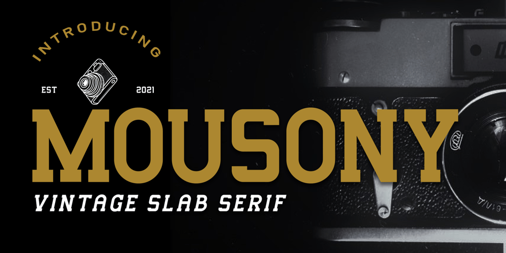 Mousony font