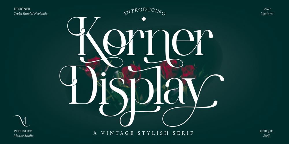Korner Display font