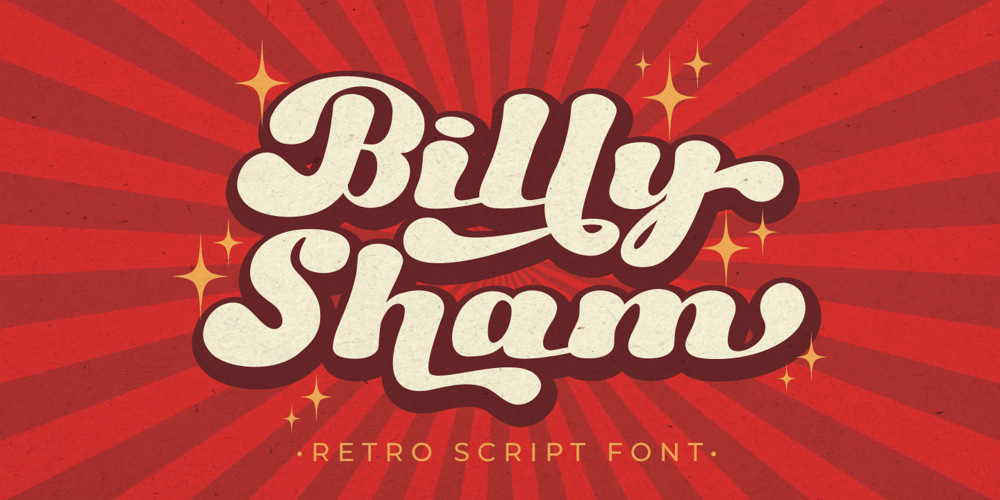 Billy Sham font