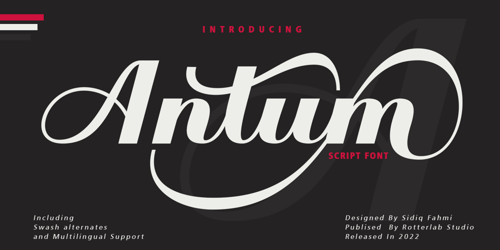Antum font
