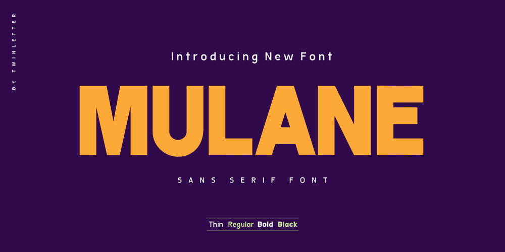 Mulane font