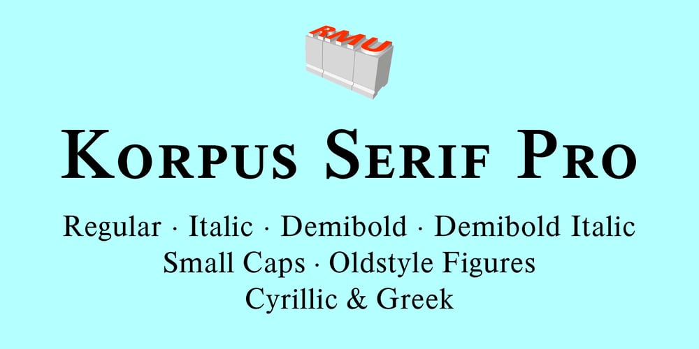 Korpus Serif Pro font