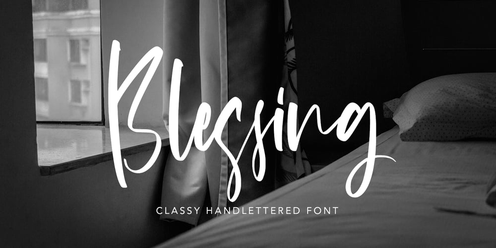 Blessing font