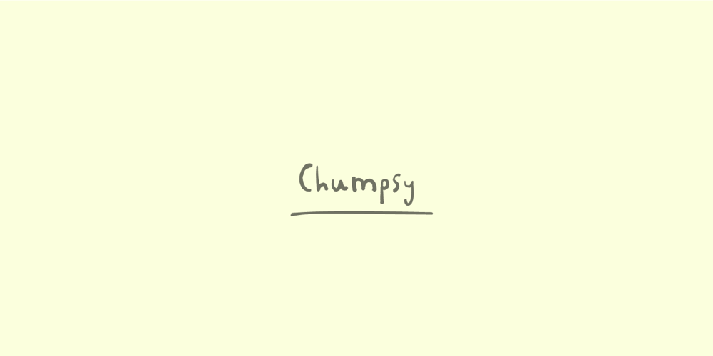 Chumpsy font