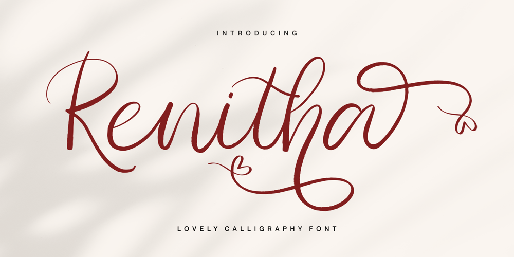 Renitha font