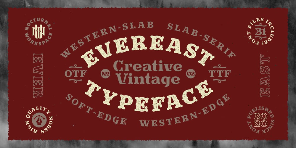 Evereast font