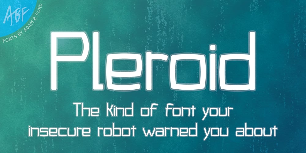 Pleroid font