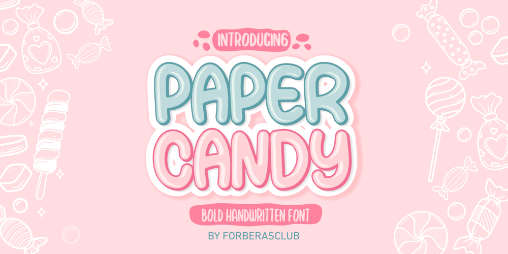 Paper Candy font