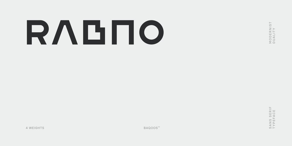Rabno font