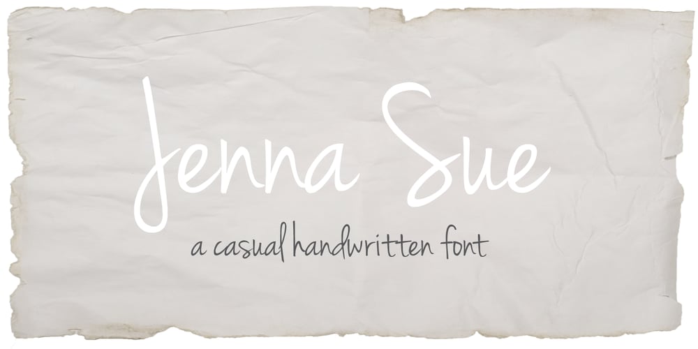 Jenna Sue Pro font