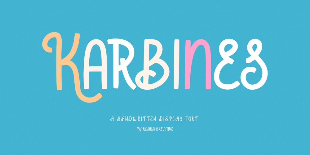 Karbines font