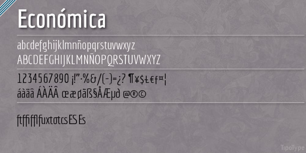 Economica font