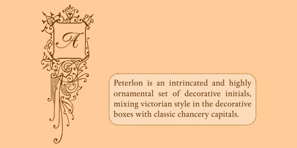 Peterlon font