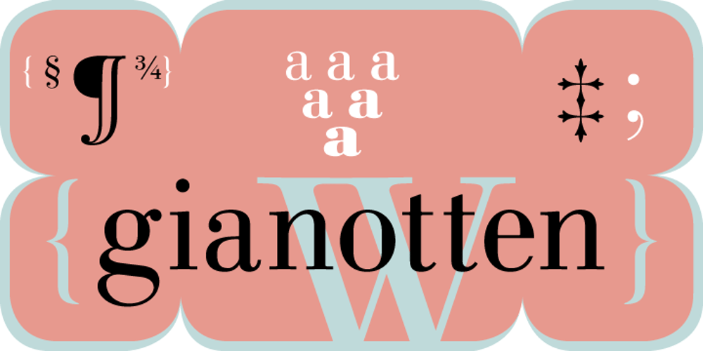 Linotype Gianotten font