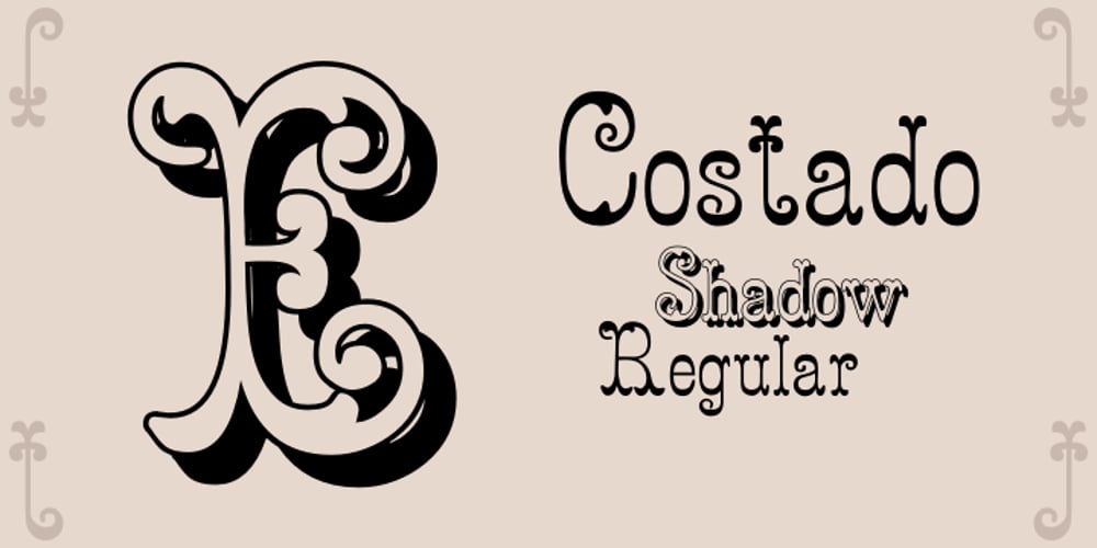Costado font