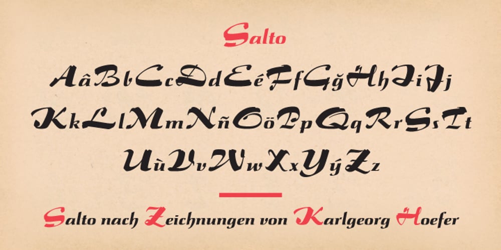 Salto font