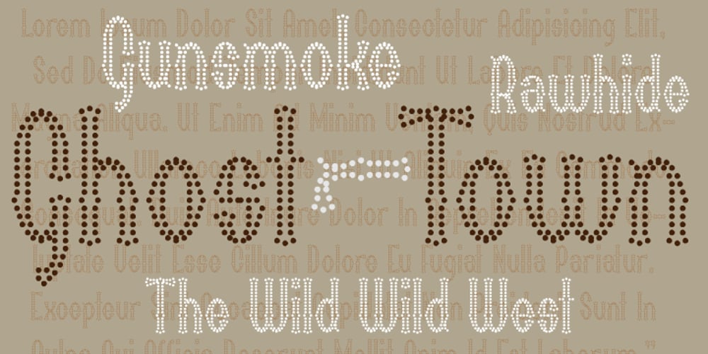 Ghost Town font