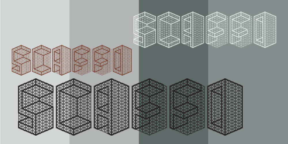 Scaffo font