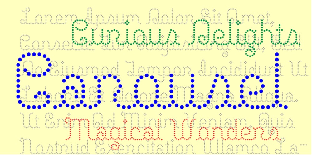 Carousel font