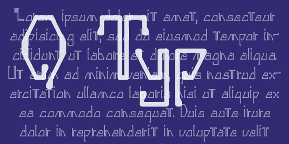 Q Typ font