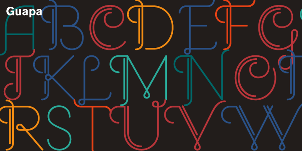 Guapa font